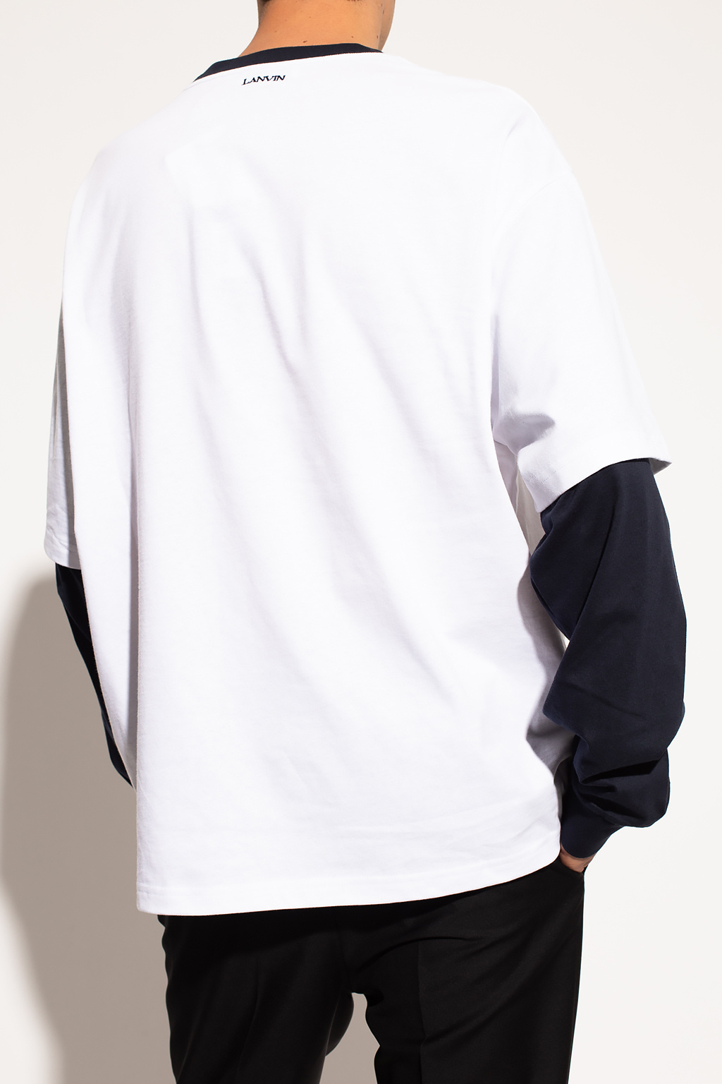 shirt Lanvin - Long sleeve T - skull-detail stretch-cotton